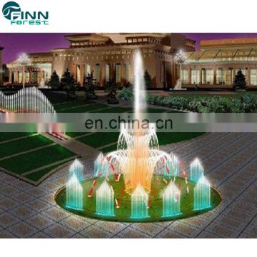 Professional make outdoor colorful musical dancing water fountain price