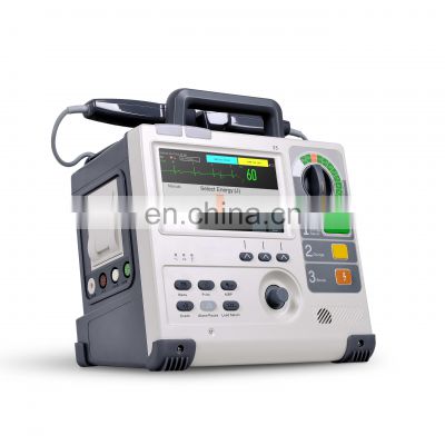 WGS8 Portable medical cardiac monitor defibrillator CE approved physical therapy equipments