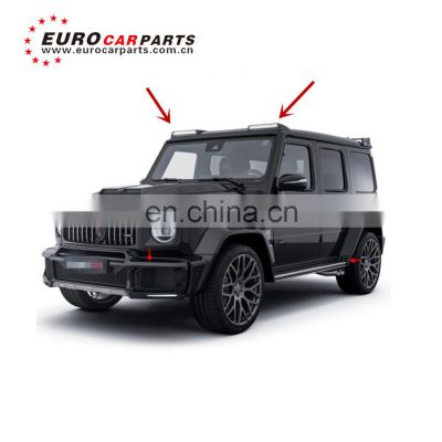 G class w464 B style carbon finber roof spoiler for w464 G63 G500 to B style dry carbon finber light bar 2019 year