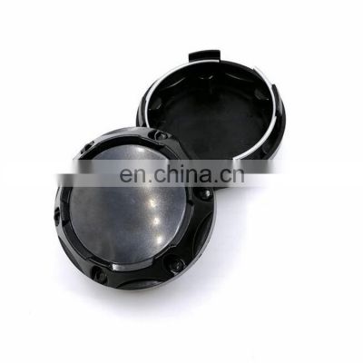 64MM Customized Black Color ABS  Plastic Car Wheel Center Hubcap