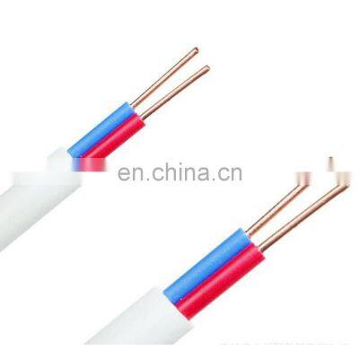 Duplex Heavy Duty Kuwait 2.5mm Copper Solid Conductor Bv Pvc Insulated Electric Wire