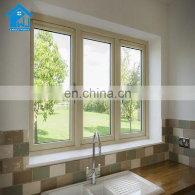 cheap standard size prefab homes casement glass window container house casement window