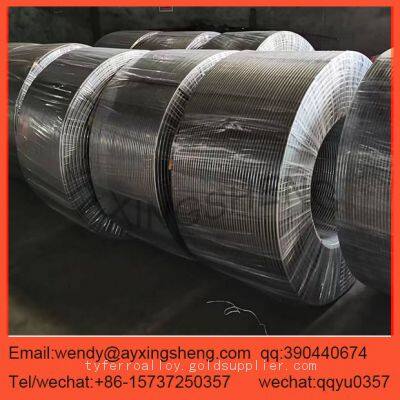 Silicon Calcium cored wire 13mm/ CaSi wire Si55Ca30  Si60Ca28