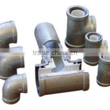 Plastic Lined Steel Pipe Fitting