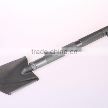 Aluminum handle steel holder function of shovel for travel camping use