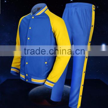 Basketball training uniform jacket with trouser