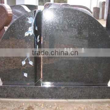black European granite carving tombstone