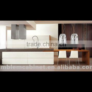Pure White PVC Kitchen Cabinets