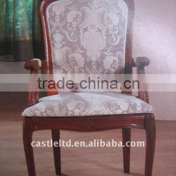Solid wood carved arm chair&dining chair&upholstered armchair