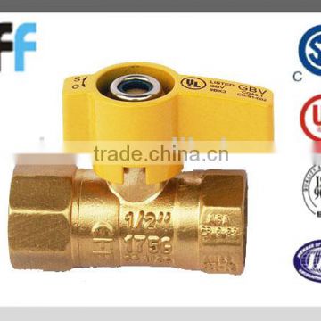 3/8"-- 1" Female Thread Forged Gas Brass Ball Valve with CSA certificated