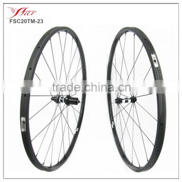 FSC20TM-23 farsports light weight 20mm tubular carbon wheel 700C full carbon fiber wheels