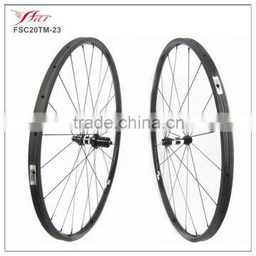 FSC20TM-23 farsports light weight 20mm tubular carbon wheel 700C full carbon fiber wheels