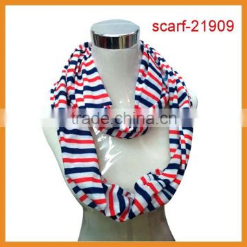 office ladies fashion style scarf colorful striped scarf