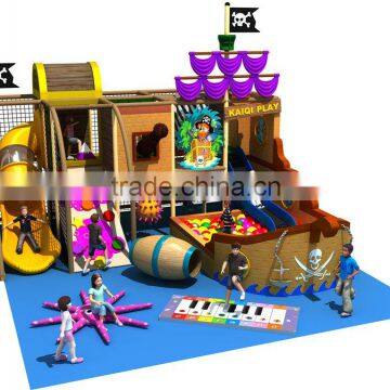 KAIQI GROUP pirate ship theme children indoor Playground for sale with CE,TUV certification