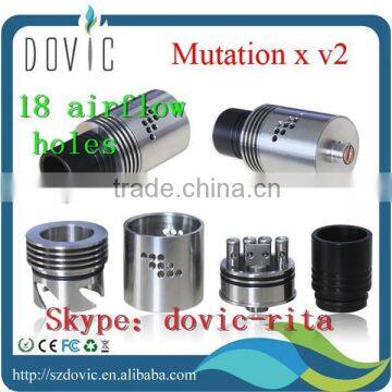 Huge vapor rda e cig mutation x v2 clone ,rebuildable mutation x v2