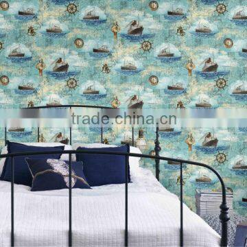 C10704 reed removable retro wallpaper