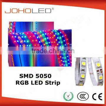 Waterproof 14.4w 17w 11.5w 12v rgb 5050 smd led strip 54 60 72 leds 12v led strip 5050 rgb