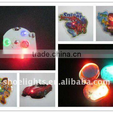 led pvc patch flasher for school bag YX-8709