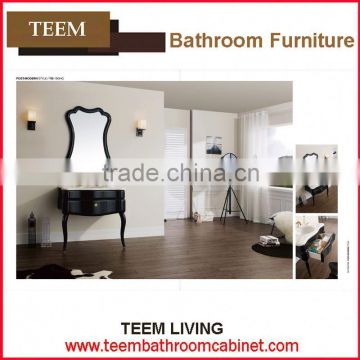 Teem home bathroom furniture modern wash basin vanity rectangle bathroom cabinet