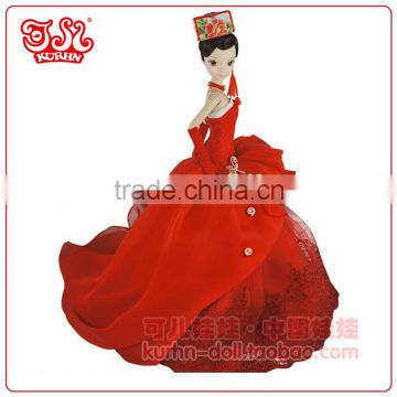 Chinese fashion doll bride doll clothes