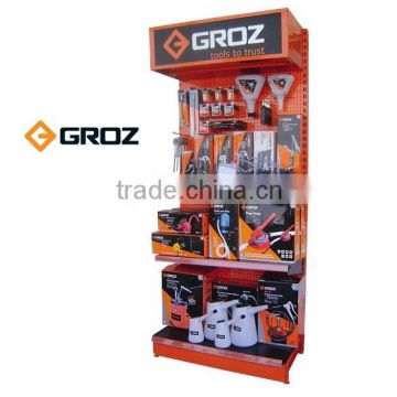 power tools wall display stand, floor metal display racks and stands/ display shelves for retail stores