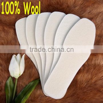 standard size soft pure sheep wool shoe pad