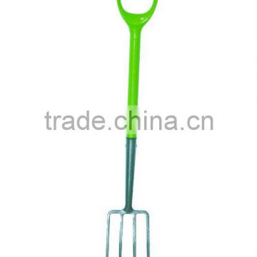F6806 FORK WITH STEEL TUBE PVC COATED HANDLE