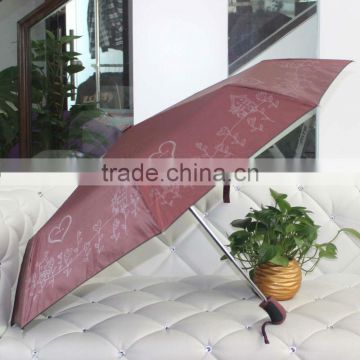 3 Fold auto open and close promotional umbrella umbrella