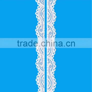 Hot sales standard size 5649raschel knitting lace