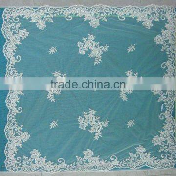 New design 100 polyester lace fabric