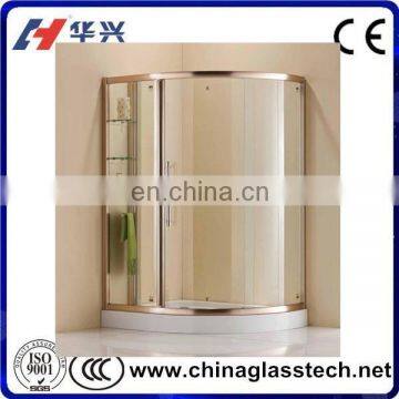 CE/CCC/ISO Approved Safety Bent Tempered Glass for Shower Enclosure