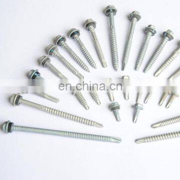 g6 metal steel hex head self drilling screw with washer China manufacturers