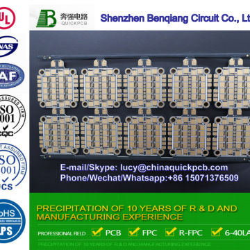 China Fast Printed Circuit Board Hersteller Multilayer PCB Board mit goldenen Fingern