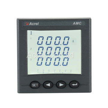 Acrel AMC72L-AI3 LCD Voltage AC/DC Current 3 Phase Ammeter