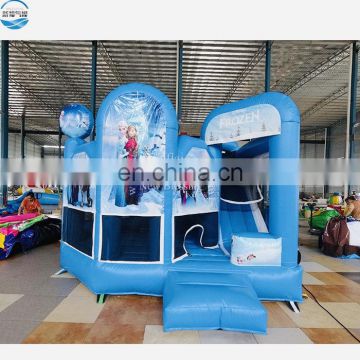 Cheap Frozen Jumping Castle Combo Kids Adults Inflatable Frozen Themed Bounce