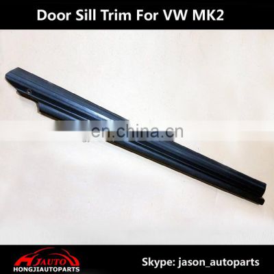 FRONT SIDE DOOR SILL PLASTIC COVER TRIM STRIP FOR VW GOLF JETTA MK2 191853369A
