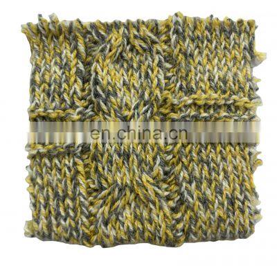 1/4.5NM 90% BCI Cotton 10% Wool Machine Washable Color Card Yarn for Weaving and Knitting in stock