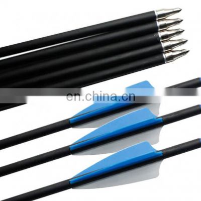 Archery Hunting Bow and Arrow Carbon Shaft 300 340 400 500 600 Spine for Compound and Recurve