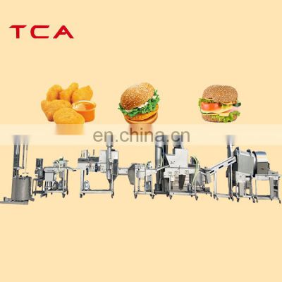 full automatic burger patty production line burger/ vegan patty machine line
