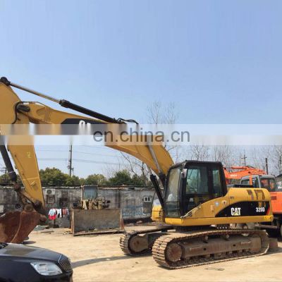 Shanghai Caterpillar used machine, CAT320D crawler excavator for sale