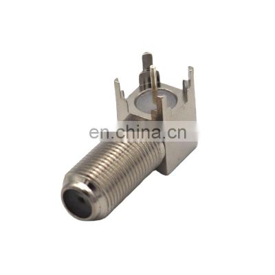 RF coaxial connector F female connector for PCB