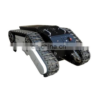 All terrain electric chassis widely used AVT-10T rubber track robot platform stair climbing transportation robot