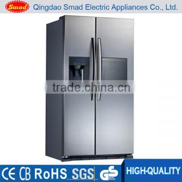 SS refrigerator with icemaker and water dispenser