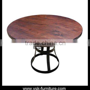 DT-154 Metal Frame Dining Room Table