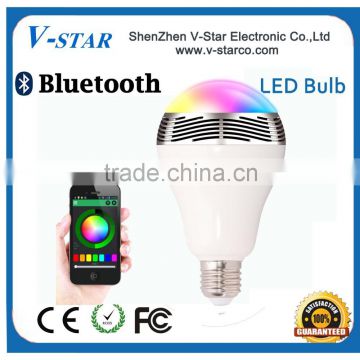 2015 new products smart bluetooth led bulb support phone app made in china