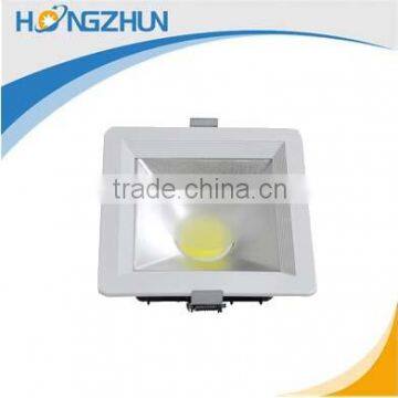 Best high quality 12w 20w 30w COB white square led downlight