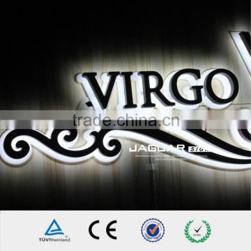 2016 hot sale factory provide price waterproof 3d acrylic channel led backlit letter signs
