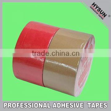 High adhesive carton sealing and masking cloth duct tape