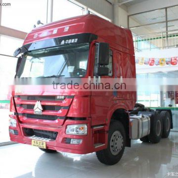 HOWO RED 6X4 TRACTOR HEAD TRUCK
