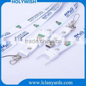Polyester Lanyard with 8G usb drive